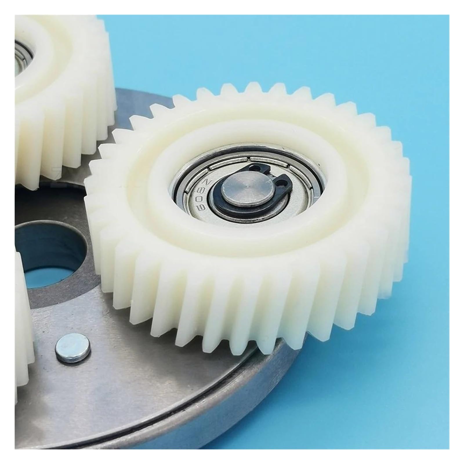 Amazon.com : 47.3x13mm 35T Helical Nylon Gear with 608Z Bearings